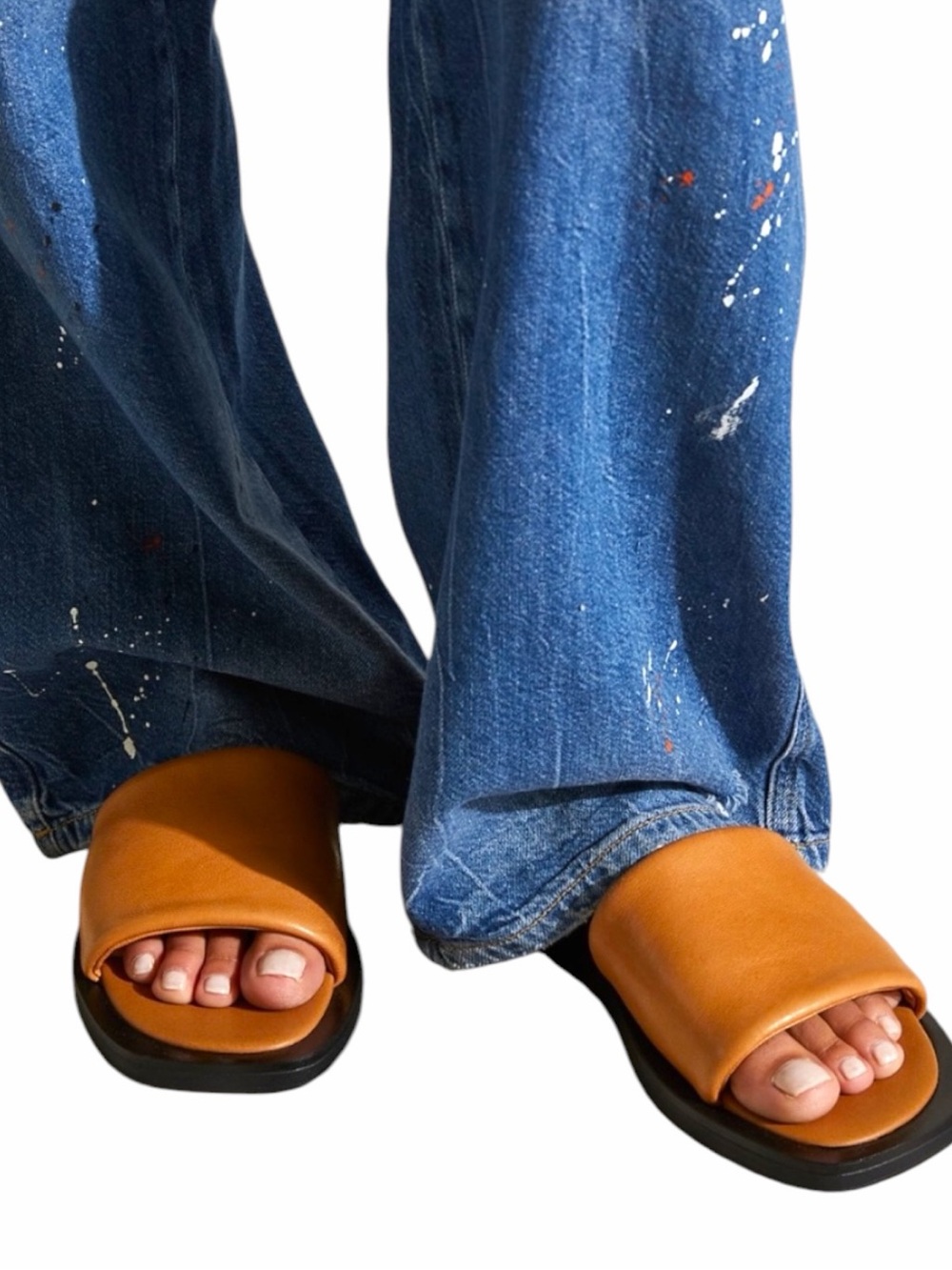 NEW FREE PEOPLE WRENLY Slip On Sandals Size 37/7